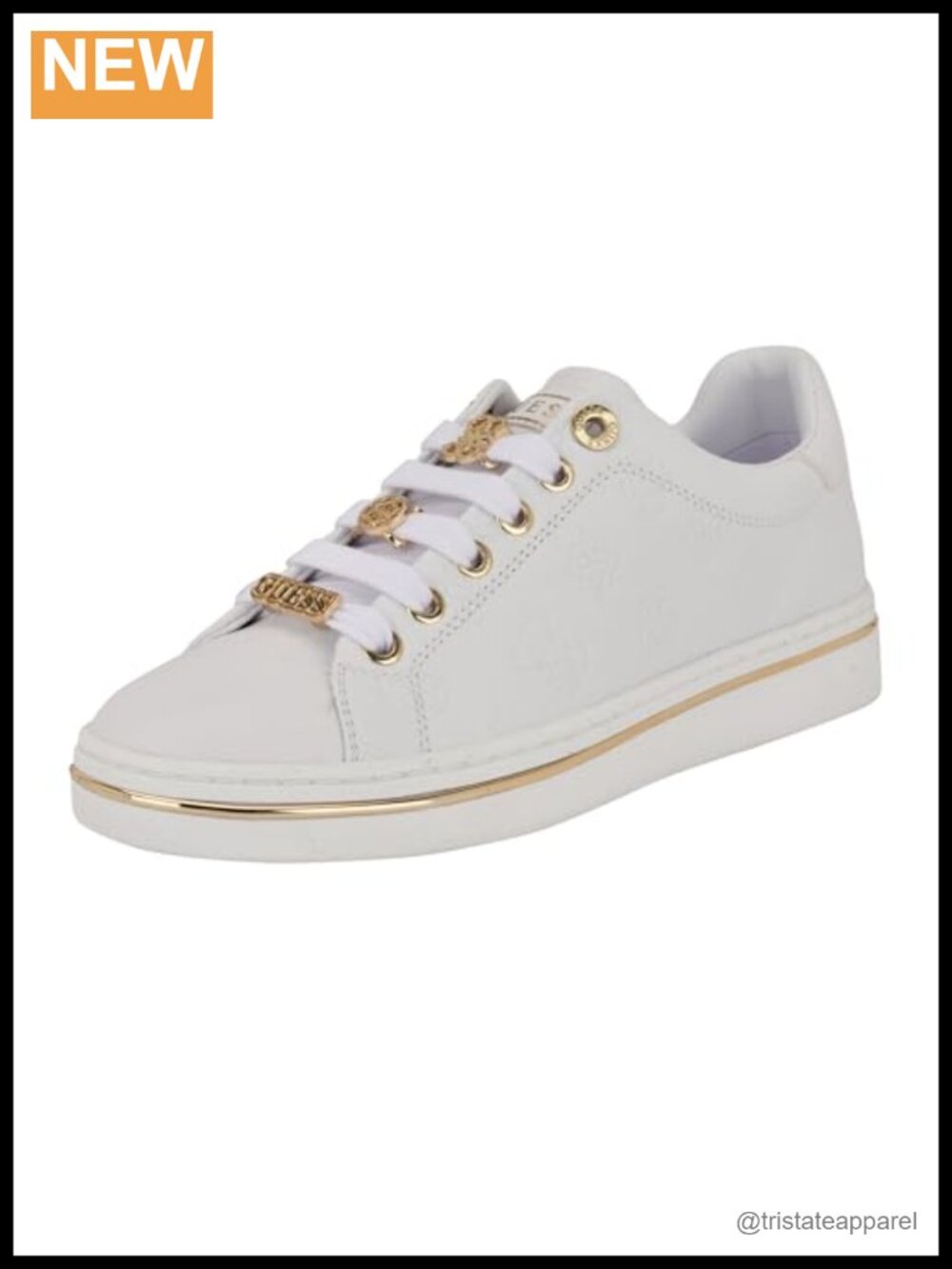 Guess STASEY Low-Top Sneaker Cushioned Comfort Lace-Up Casual